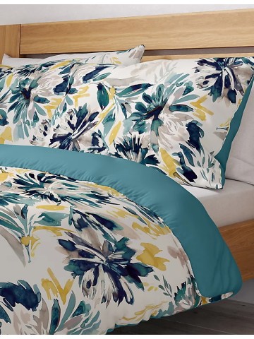 Cotton Rich Narrow Striped Bedding Set