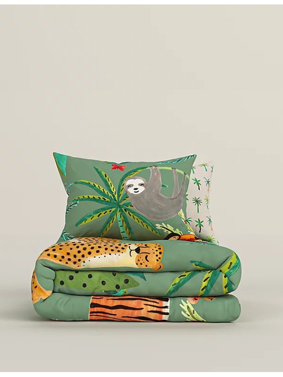 Jungle Pure Cotton Bedding Set