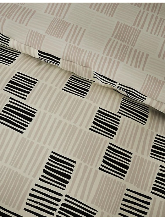 Pure Cotton Geometric Bedding Set