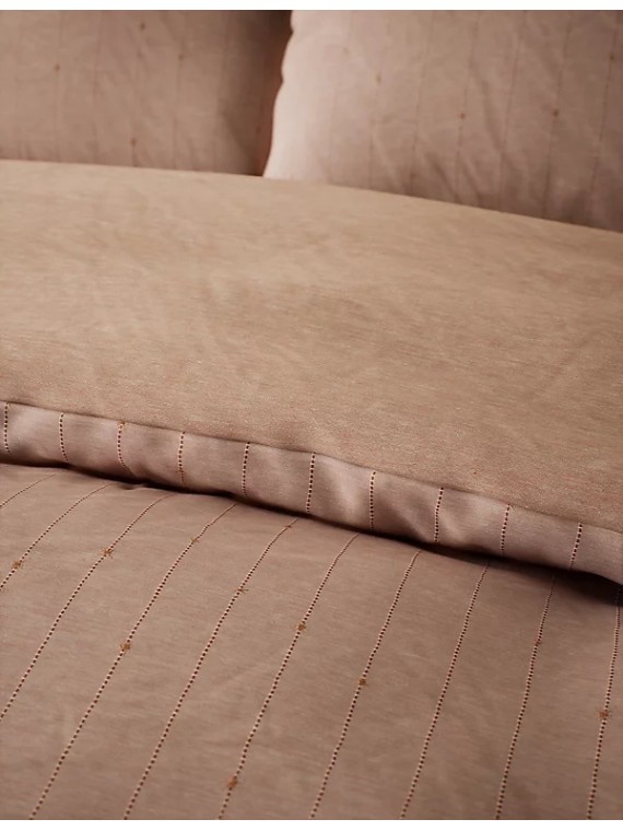 Pure Cotton Tufted Stripe Bedding Set